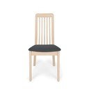 Juoda/natūrali bukmedžio medienos valgomojo kėdė Line - Hammel Furniture