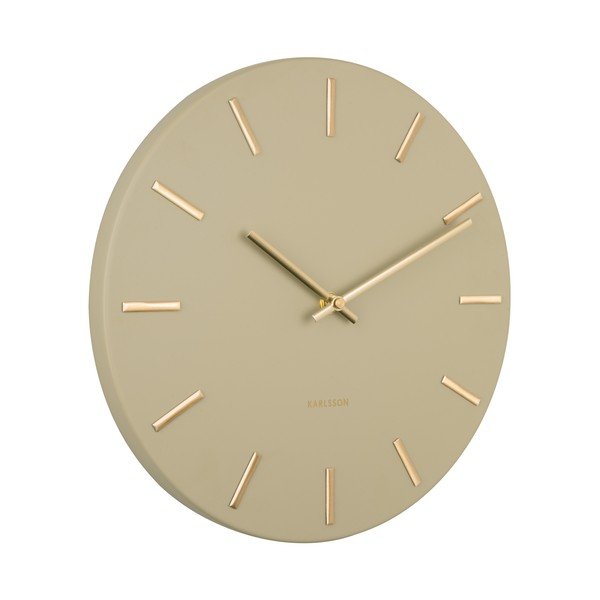 Alyviai žalias sieninis laikrodis Karlsson Charm, ø 30 cm-image-2