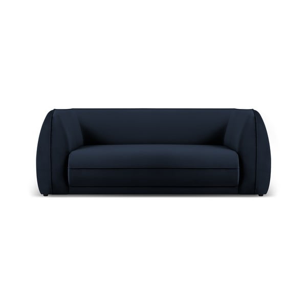 Sofa tamsiai mėlynos spalvos iš velveto 190 cm Lando – Micadoni Home