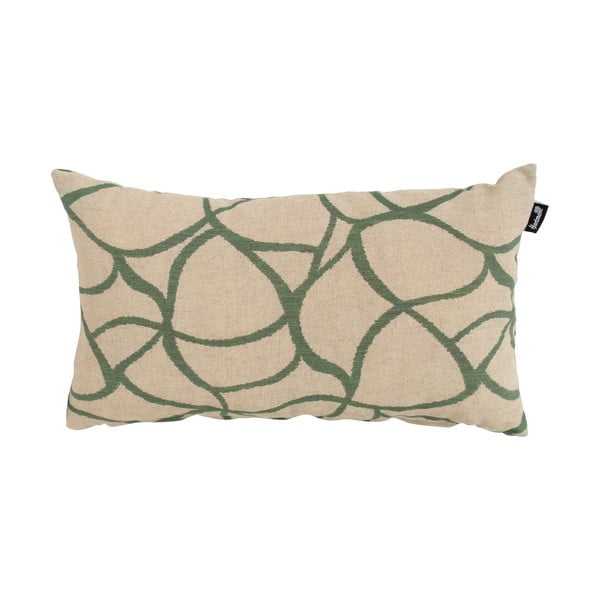 Smėlio ir žalios spalvos lauko pagalvė Hartman Pearl, 30 x 50 cm