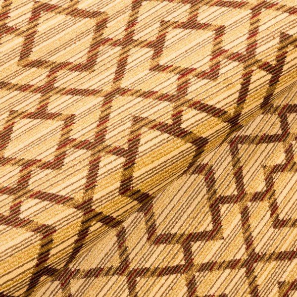 "Floorita Inspiration Ludmo" rudos spalvos didelio atsparumo kilimas, 140 x 195 cm-image-1