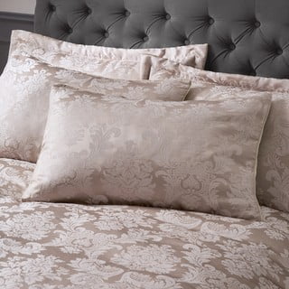 Iš damasko dvigulė patalynė smėlio spalvos 200x200 cm Damask Jacquard – Catherine Lansfield