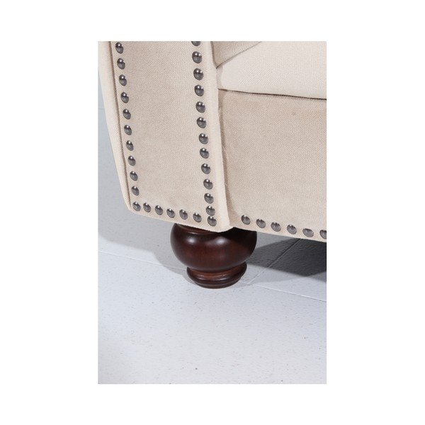 "Max Winzer Orleans Velvet Cream" fotelis-image-4