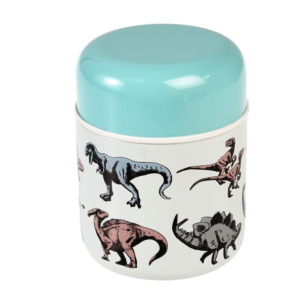 Mėlynos spalvos/kreminės spalvos maistui/vaikams termosas 280 ml Prehistoric Land – Rex London
