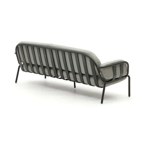 Sodo sofa šviesiai pilkos spalvos Joncols – Kave Home-image-4