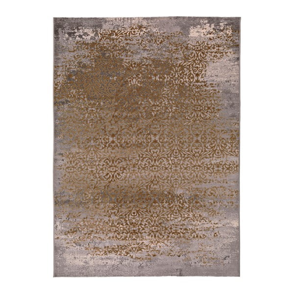 Pilkos ir auksinės spalvos kilimas Universal Danna Gold, 60 x 120 cm