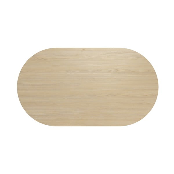 Valgomojo stalas natūralios spalvos su ąžuolo dekoro stalviršiu 100x180 cm Lago – TemaHome-image-4