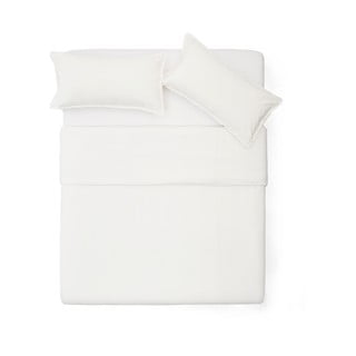 Iš medvilninio perkelio dvigulė/itin ilga patalynė kreminės spalvos 240x220 cm Sifinia – Kave Home