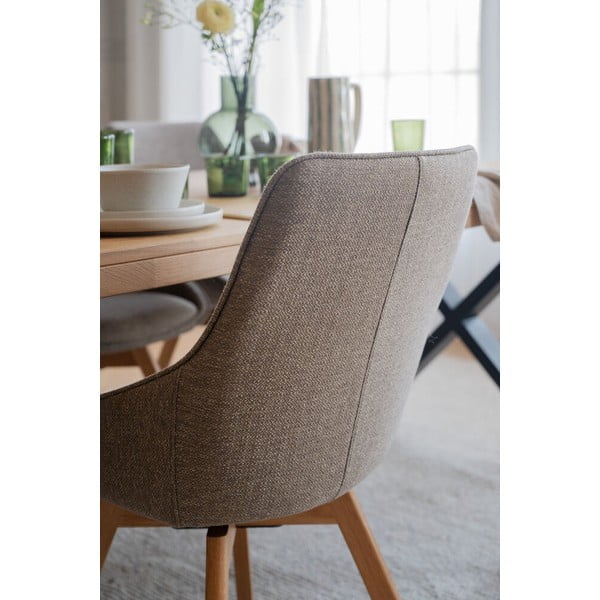 Valgomojo kėdės smėlio spalvos 2 vnt. Alison – Rowico-image-3