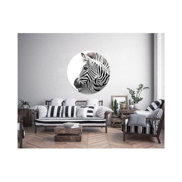 Sienų dekoracija Styler Ring Zebra, ø 70 cm-image-1