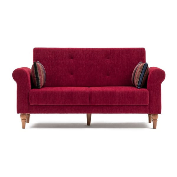 Raudona sofa lova Madonna
