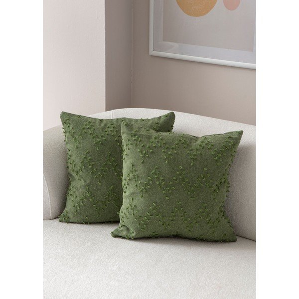 Dekoratyviniai pagalvių užvalkalai 2 vnt. 43x43 cm Tuffet – Mioli Decor-image-1