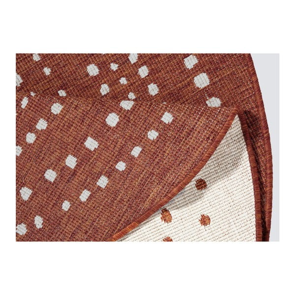 Raudonas lauko kilimas NORTHRUGS Bali, ⌀ 140 cm-image-4