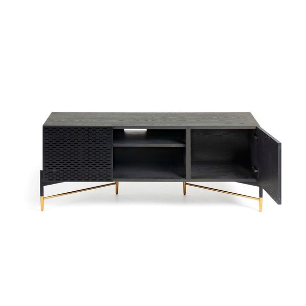 Juoda televizoriaus spintelė Kave Home Norfort-image-3