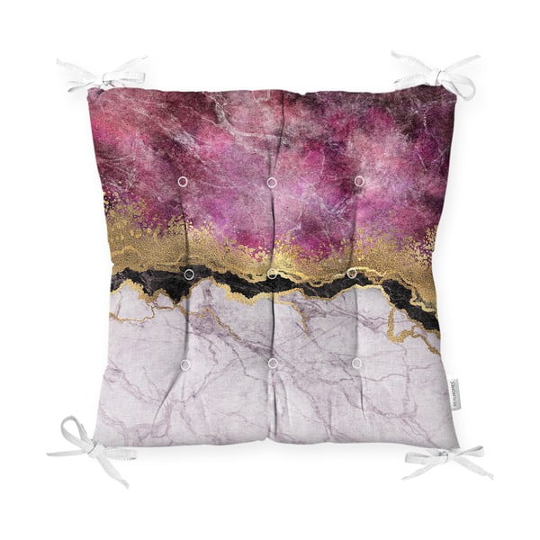 Minimalistiniai pagalvėlių užvalkalai Pink Gold, 40 x 40 cm