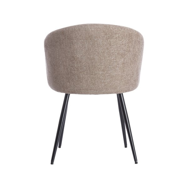 Smėlio spalvos iš metalo valgomojo kėdžių komplektas 2 vnt. Radaja – Light & Living-image-4