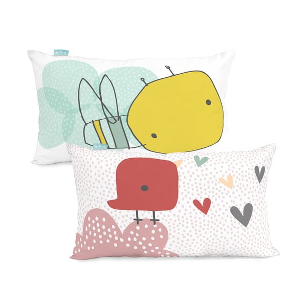 Medvilninis dvipusis užvalkalas pagalvei Moshi Moshi Hola, 50 x 30 cm-image-3