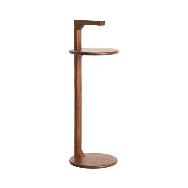 Apvalios formos šoninis stalas ø 26 cm Delmino – Light & Living