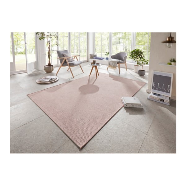 Rožinis lauko kilimas Elle Decor Secret Millau, 140 x 200 cm-image-1