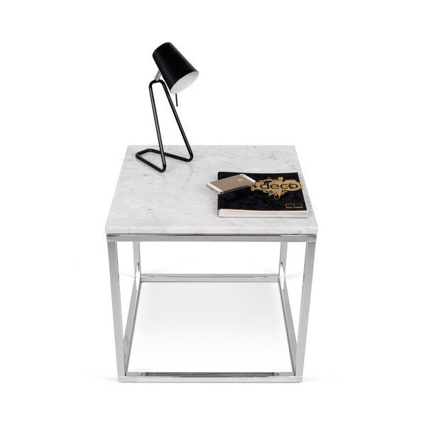 Baltas stalas su marmuro dekoru TemaHome Prairie-image-1