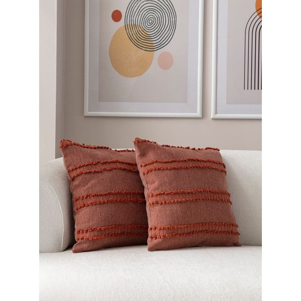 Dekoratyviniai pagalvių užvalkalai 2 vnt. 43x43 cm Tuffet – Mioli Decor-image-3