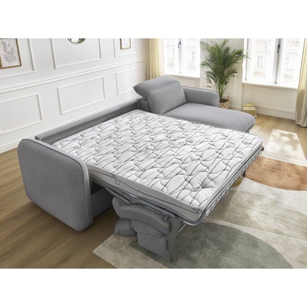 Pilkos spalvos kampinė sofa Achille – Bobochic Paris-image-1