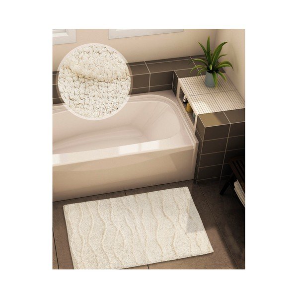 Šviesiai rožinis medvilninis kilimėlis "Irya Home Collection", 50 x 80 cm-image-1