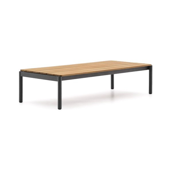 Iš tikmedžio masyvo sodo kavos staliukas 63x149 cm Sorells – Kave Home
