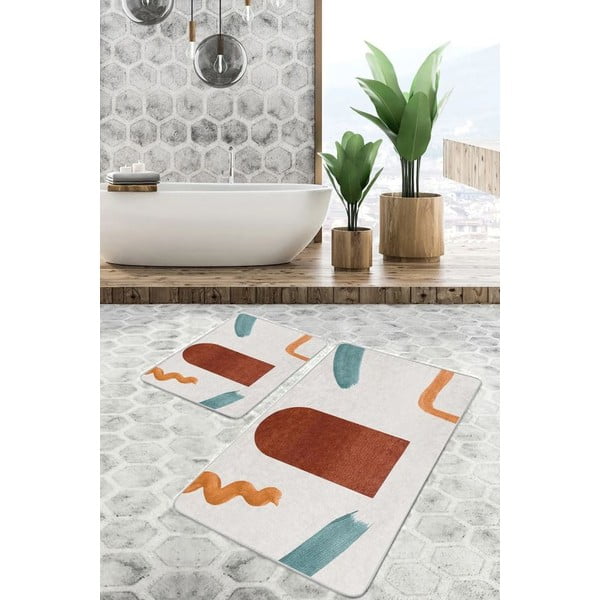 Iš velveto vonios kilimėliai 2 vnt. 60x100 cm – Mila Home-image-4