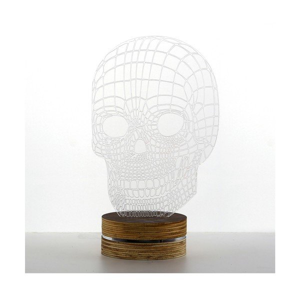 3D stalinis šviestuvas Kaukolė-image-1