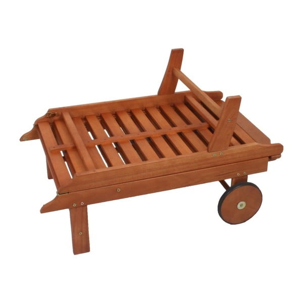 ADDU Palm Springs sulankstomas sodo gultas iš eukalipto medienos-image-4