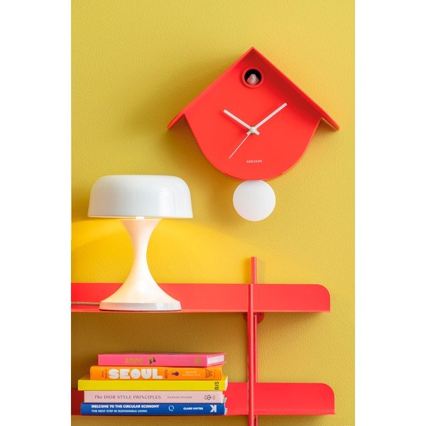 Raudonos spalvos iš metalo stalinis šviestuvas (aukštis 20 cm) Moda Retro – Leitmotiv-image-1