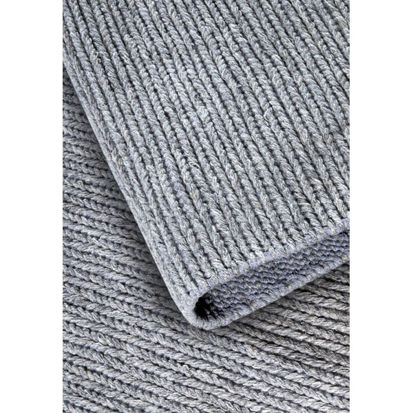 Rankų darbo iš vilnos kilimas pilkos spalvos 80x200 cm Francois – Villeroy&Boch-image-3
