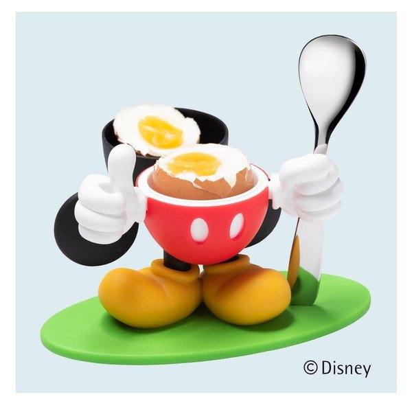 Kiaušinių stovelis su peliuko Mikio Peliuko formos šaukštu WMF McEgg-image-1