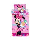 Iš medvilnės viengulė vaikiška patalynė 140x200 cm Minnie – Jerry Fabrics