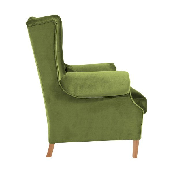 Žalias aksomo krėslas Max Winzer Harvey Velvet-image-4