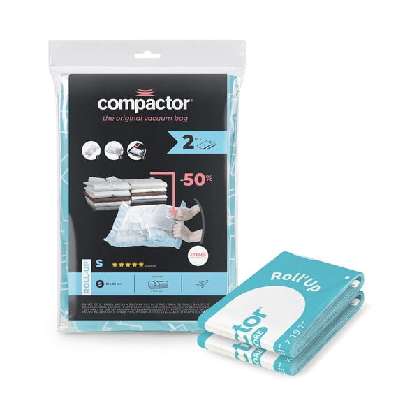 Vakuuminiai drabužių krepšiai 2 vnt. Roll Up S – Compactor