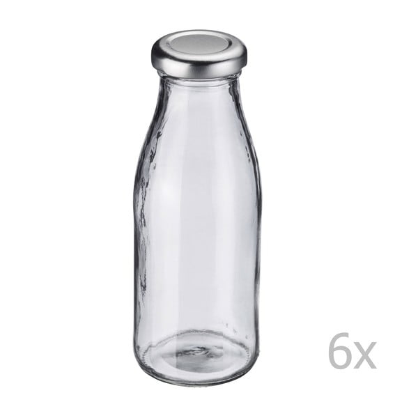 6 "Westmark" stiklinių butelių rinkinys, 250 ml