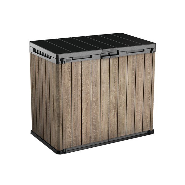 Rudos spalvos iš plastiko sodo daiktadėžė Deco – Keter