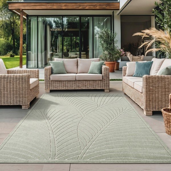 Žalios spalvos lauko ir vidaus kilimas 120x170 cm Nova 1203 – Ayyildiz Carpets-image-1
