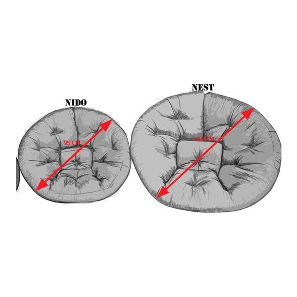 Sulankstomas fotelis "Karup Nest Lime-image-3
