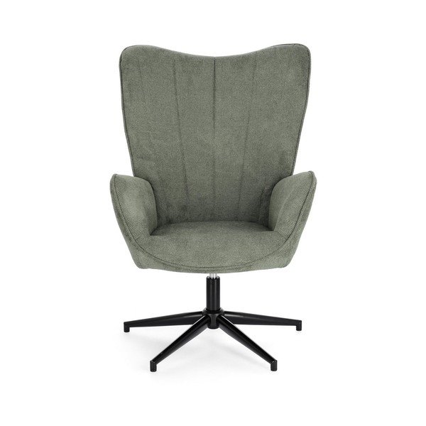 Žalios spalvos pasukamas krėslas Inas – Bizzotto-image-2