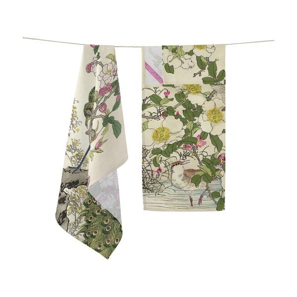 2 medvilninių virtuvinių rankšluosčių rinkinys Happy Friday Basic Japonais, 70 x 50 cm-image-3