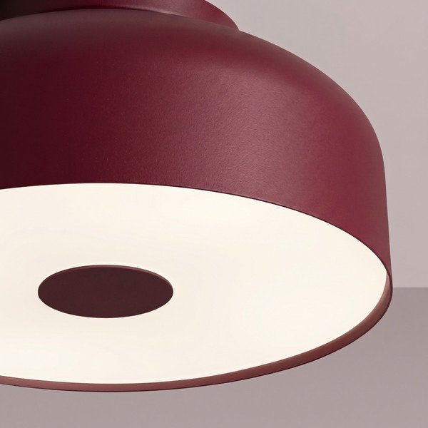 Bordo spalvos iš plieno lubinis šviestuvas ø 30 cm Omiq – Sollux-image-4