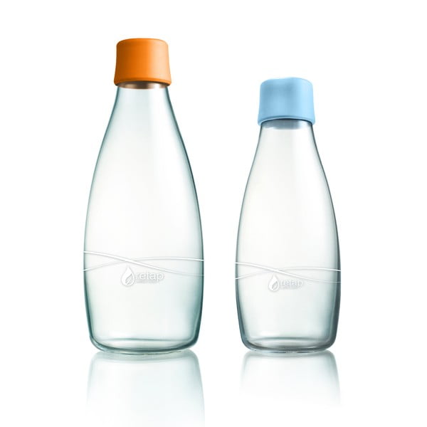 Dviejų "ReTap" buteliukų rinkinys - oranžinis ir mėlynas