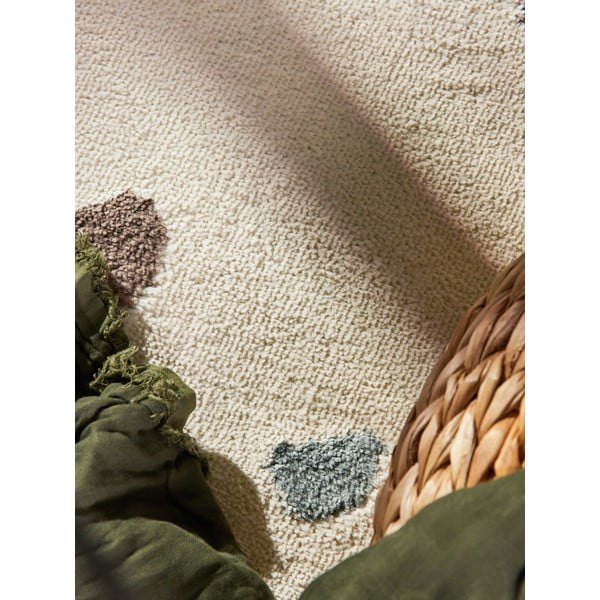 Kreminės spalvos vaikiškas kilimas ø160 cm Funny Dots – Hanse Home-image-3