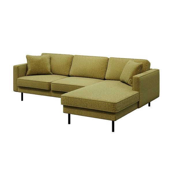 Alyvuogių žalios spalvos kampinė sofa MESONICA Kobo, dešinysis kampas-image-2