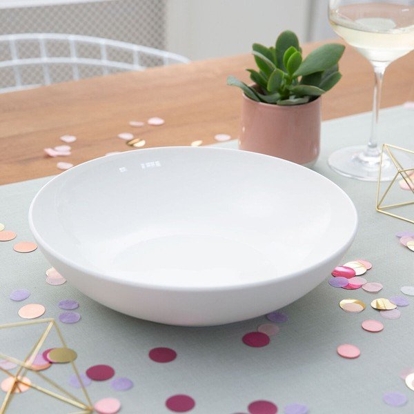 Baltos spalvos porceliano serviravimo dubuo Villeroy & Boch Uni, ⌀ 26 cm-image-1