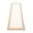 Smėlio spalvos/kreminės spalvos lauko kilimas 70x240 cm Ilda Beige – Pappelina