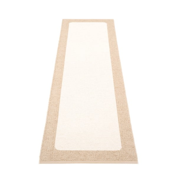 Smėlio spalvos/kreminės spalvos lauko kilimas 70x240 cm Ilda Beige – Pappelina